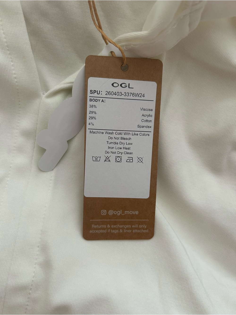 OGL White Short-Sleeve V-Notch Pullover Top - Picture 2 of 3